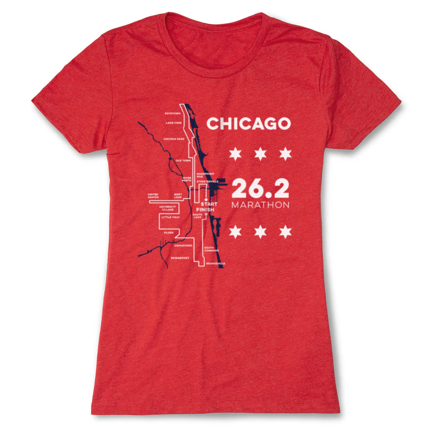 Women's Everyday Runners Tee - Chicago Route 3 Women's Everyday Runners Tee - Chicago Route