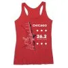 Women's Everyday Tank Top - Chicago Route -goneforarun Sales 2023 tr 45531 RED MAIN