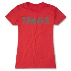 Women's Everyday Runners Tee - Trails Over Treadmills 21 Women's Everyday Runners Tee - Trails Over Treadmills -goneforarun Sales 2023 tr 45539 RED FLAT