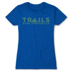 Women's Everyday Runners Tee - Trails Over Treadmills 22 Women's Everyday Runners Tee - Trails Over Treadmills -goneforarun Sales 2023 tr 45539 ROYAL FLAT