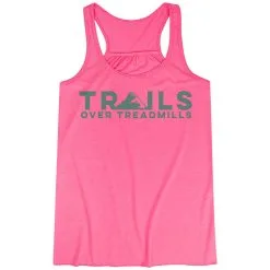 Flowy Racerback Tank Top - Trails Over Treadmills -goneforarun Sales 2023 tr 45541 PINK MAIN