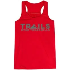Flowy Racerback Tank Top - Trails Over Treadmills -goneforarun Sales 2023 tr 45541 RED MAIN