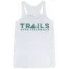 Flowy Racerback Tank Top - Trails Over Treadmills -goneforarun Sales 2023 tr 45541 WHITE MAIN