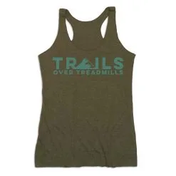 Women's Everyday Tank Top - Trails Over Treadmills -goneforarun Sales 2023 tr 45542 OLIVE MAIN