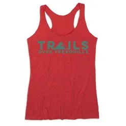 Women's Everyday Tank Top - Trails Over Treadmills -goneforarun Sales 2023 tr 45542 RED MAIN