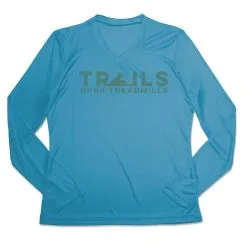 Women's Long Sleeve Tech Tee - Trails Over Treadmills 14 Women's Long Sleeve Tech Tee - Trails Over Treadmills -goneforarun Sales 2023 tr 45545 CAROLINA MAIN