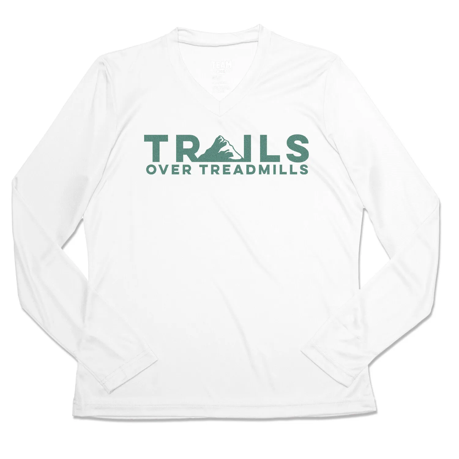 Women's Long Sleeve Tech Tee - Trails Over Treadmills 3 Women's Long Sleeve Tech Tee - Trails Over Treadmills