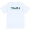 Men's Running Short Sleeve Performance Tee - Trails Over Treadmills -goneforarun Sales 2023 tr 45547 WHITE MAIN
