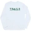 Men's Running Long Sleeve Performance Tee - Trails Over Treadmills -goneforarun Sales 2023 tr 45548 WHITE MAIN
