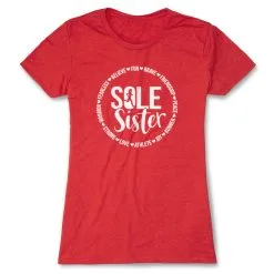 Women's Everyday Runners Tee - Sole Sister -goneforarun Sales 2023 tr 45573 RED FLAT