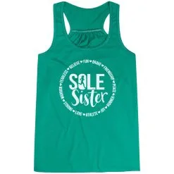 Flowy Racerback Tank Top - Sole Sister 18 Flowy Racerback Tank Top - Sole Sister -goneforarun Sales 2023 tr 45575 GREEN MAIN