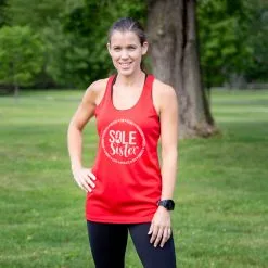 Women's Racerback Performance Tank Top - Sole Sister -goneforarun Sales 2023 tr 45577 RED MODEL