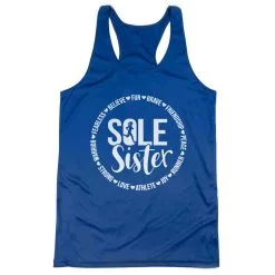 Women's Racerback Performance Tank Top - Sole Sister -goneforarun Sales 2023 tr 45577 ROYAL MAIN