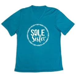 Women's Short Sleeve Tech Tee - Sole Sister -goneforarun Sales 2023 tr 45578 LIGHTBLUE MAIN