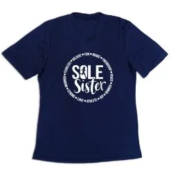 Women's Short Sleeve Tech Tee - Sole Sister -goneforarun Sales 2023 tr 45578 NAVY MAIN