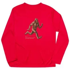 Men's Running Long Sleeve Performance Tee - Trail Running Champ -goneforarun Sales 2023 tr 45594 RED MAIN