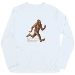 Men's Running Long Sleeve Performance Tee - Trail Running Champ -goneforarun Sales 2023 tr 45594 WHITE MAIN