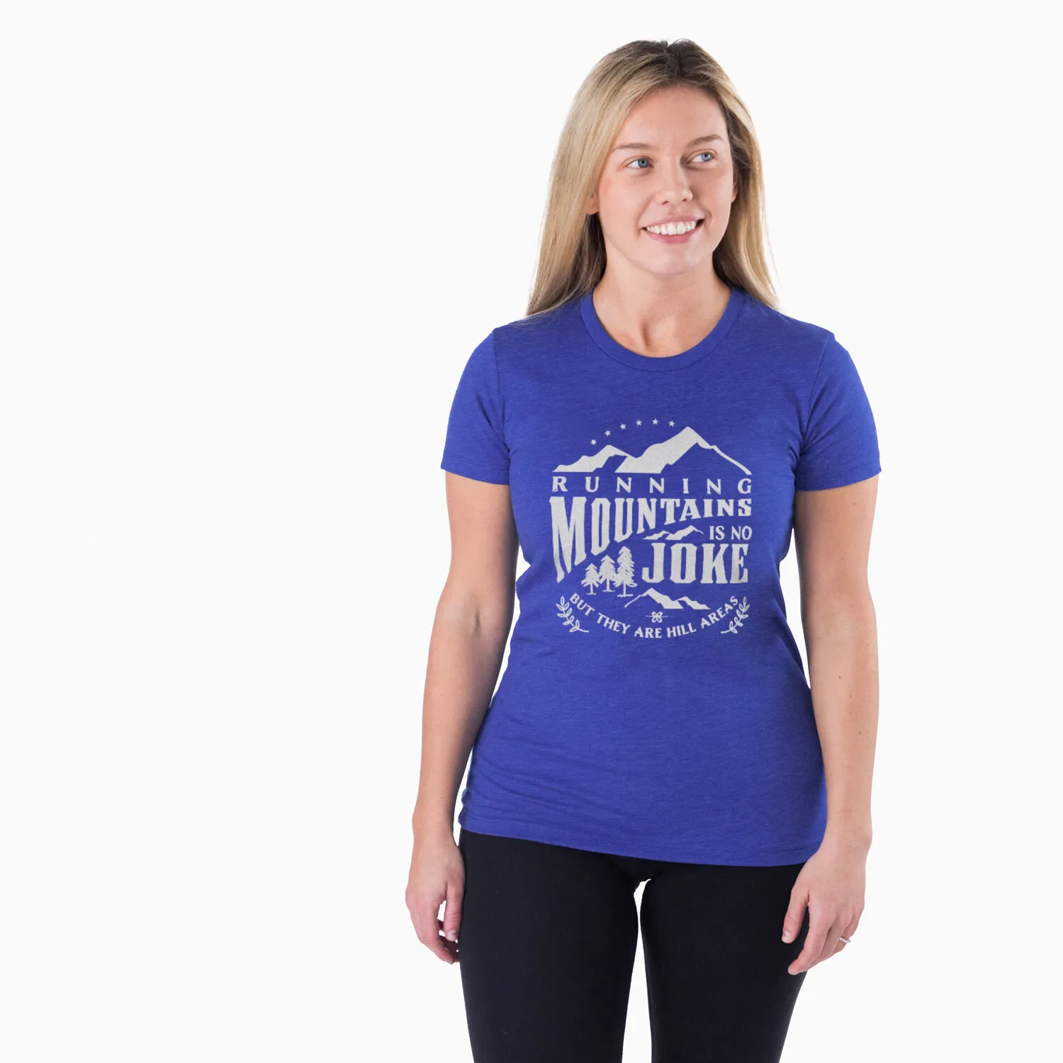 Women's Everyday Runners Tee - Running Mountains 4 Women's Everyday Runners Tee - Running Mountains - Image 2