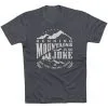Running Short Sleeve T-Shirt - Running Mountains -goneforarun Sales 2023 tr 45597 CHARCOAL FLAT