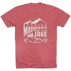Running Short Sleeve T-Shirt - Running Mountains -goneforarun Sales 2023 tr 45597 MAUVE FLAT
