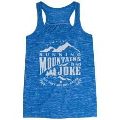 Flowy Racerback Tank Top - Running Mountains -goneforarun Sales 2023 tr 45598 BLUE MAIN