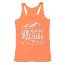 Women's Everyday Tank Top - Running Mountains -goneforarun Sales 2023 tr 45599 PEACH MAIN