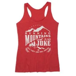 Women's Everyday Tank Top - Running Mountains -goneforarun Sales 2023 tr 45599 RED MAIN