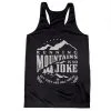 Women's Racerback Performance Tank Top - Running Mountains -goneforarun Sales 2023 tr 45600 BLACK MAIN