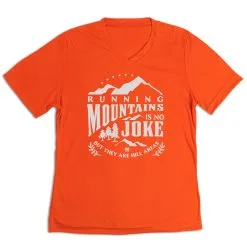 Women's Short Sleeve Tech Tee - Running Mountains -goneforarun Sales 2023 tr 45601 ORANGE MAIN