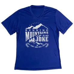 Women's Short Sleeve Tech Tee - Running Mountains -goneforarun Sales 2023 tr 45601 ROYAL MAIN