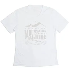 Women's Short Sleeve Tech Tee - Running Mountains -goneforarun Sales 2023 tr 45601 WHITE MAIN