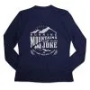 Women's Long Sleeve Tech Tee - Running Mountains -goneforarun Sales 2023 tr 45602 NAVY MAIN
