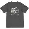 Men's Running Short Sleeve Performance Tee - Running Mountains -goneforarun Sales 2023 tr 45604 GRAPHITE MAIN