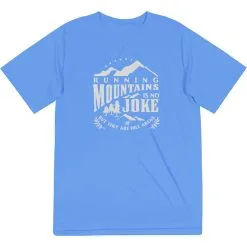 Men's Running Short Sleeve Performance Tee - Running Mountains -goneforarun Sales 2023 tr 45604 LIGHTBLUE MAIN