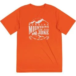 Men's Running Short Sleeve Performance Tee - Running Mountains -goneforarun Sales 2023 tr 45604 ORANGE MAIN