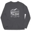 Men's Running Long Sleeve Performance Tee - Running Mountains -goneforarun Sales 2023 tr 45605 GRAPHITE MAIN