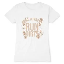 Women's Everyday Runners Tee - Run Dirty -goneforarun Sales 2023 tr 45620 WHITE FLAT