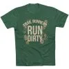 Running Short Sleeve T-Shirt - Run Dirty -goneforarun Sales 2023 tr 45621 FORESTGREEN FLAT