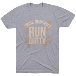 Running Short Sleeve T-Shirt - Run Dirty 26 Running Short Sleeve T-Shirt - Run Dirty -goneforarun Sales 2023 tr 45621 GRAY FLAT