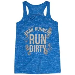 Flowy Racerback Tank Top - Run Dirty -goneforarun Sales 2023 tr 45622 BLUE MAIN