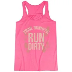 Flowy Racerback Tank Top - Run Dirty -goneforarun Sales 2023 tr 45622 PINK MAIN