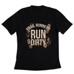 Women's Short Sleeve Tech Tee - Run Dirty 15 Women's Short Sleeve Tech Tee - Run Dirty -goneforarun Sales 2023 tr 45625 BLACK MAIN