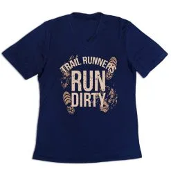 Women's Short Sleeve Tech Tee - Run Dirty 17 Women's Short Sleeve Tech Tee - Run Dirty -goneforarun Sales 2023 tr 45625 NAVY MAIN