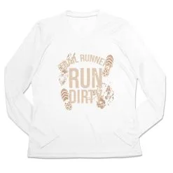 Women's Long Sleeve Tech Tee - Run Dirty -goneforarun Sales 2023 tr 45626 WHITE MAIN