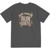 Men's Running Short Sleeve Performance Tee - Run Dirty -goneforarun Sales 2023 tr 45628 GRAPHITE MAIN