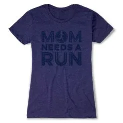 Women's Everyday Runners Tee - Mom Needs A Run -goneforarun Sales 2023 tr 45631 STORMINDIGO FLAT