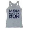 Women's Everyday Tank Top - Mom Needs A Run -goneforarun Sales 2023 tr 45634 GRAY MAIN