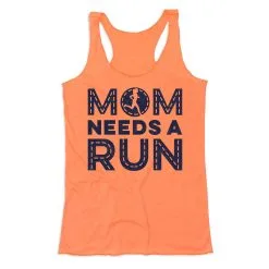 Women's Everyday Tank Top - Mom Needs A Run -goneforarun Sales 2023 tr 45634 PEACH MAIN