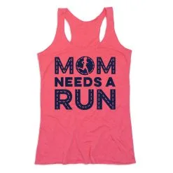 Women's Everyday Tank Top - Mom Needs A Run -goneforarun Sales 2023 tr 45634 PINK MAIN