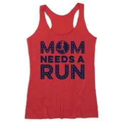 Women's Everyday Tank Top - Mom Needs A Run -goneforarun Sales 2023 tr 45634 RED MAIN